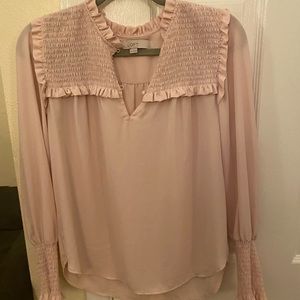 Loft Light Pink Blouse